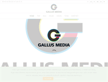 Tablet Screenshot of gallusmedia.ch